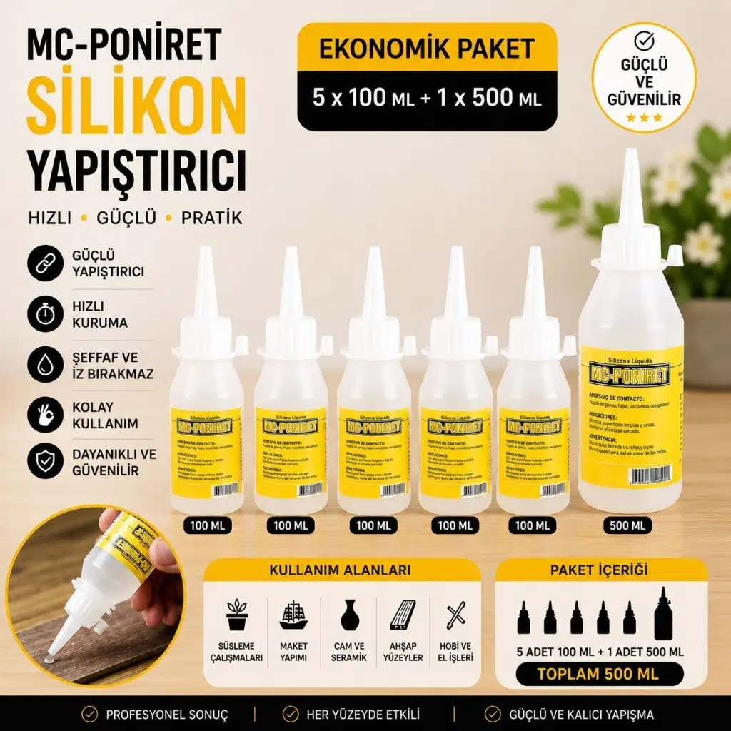 500 ml Sıvı Silikon Yapıştırıcı