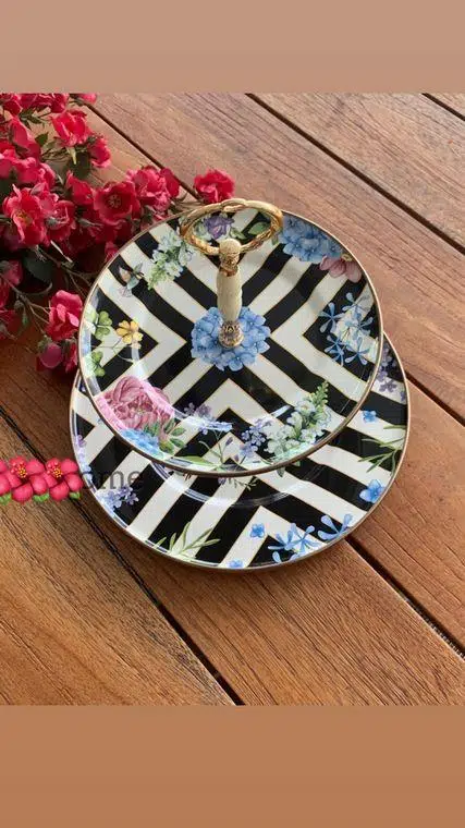 3020Bg Emaye Katlı Kurabiyelik