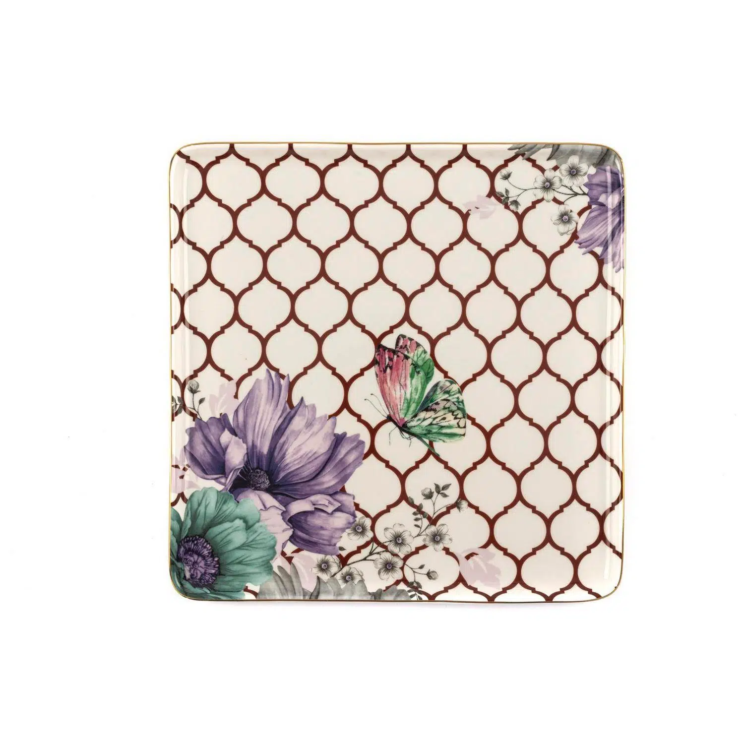 DE16.310035 Lily 2Li Servis Tabağı 25 Cm