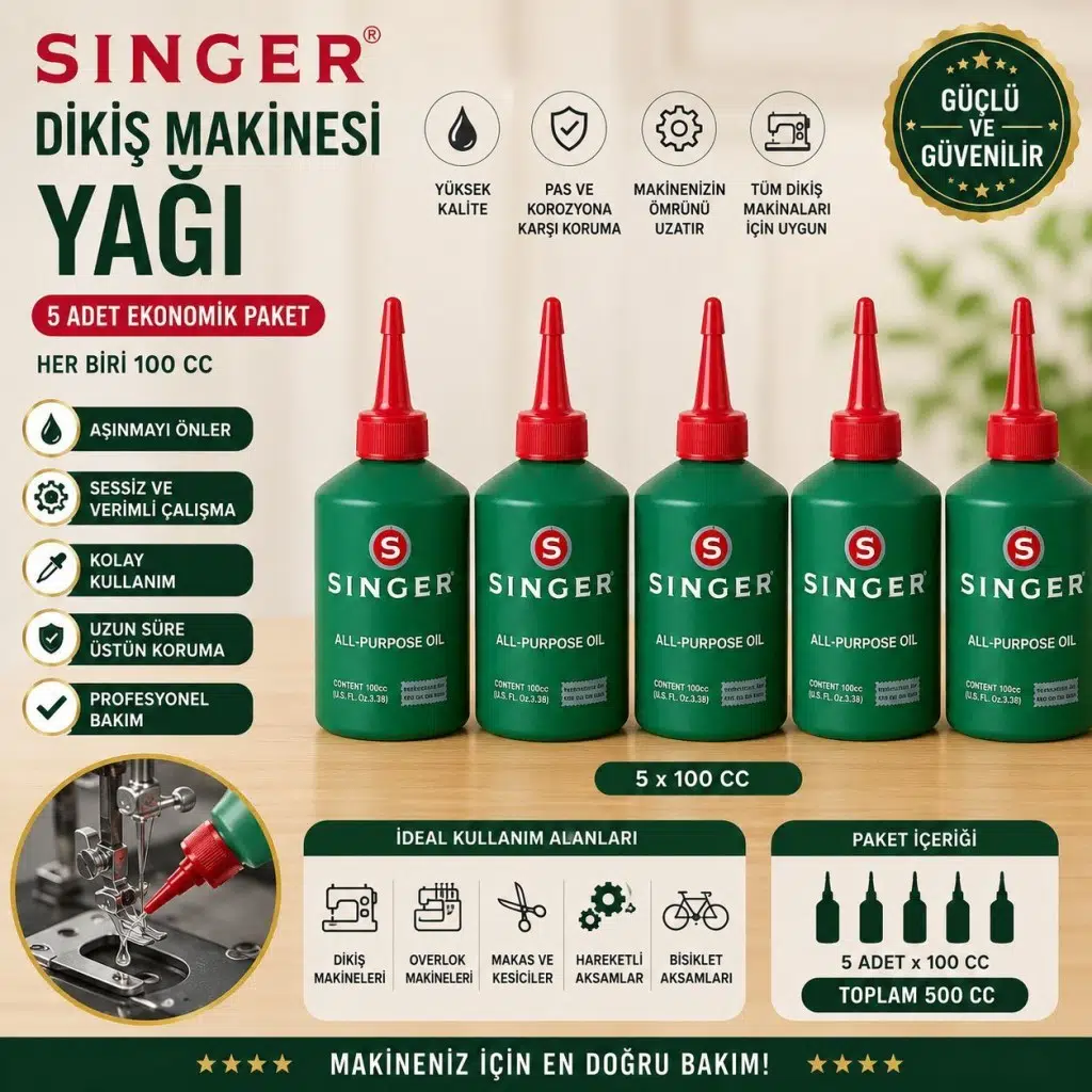 5 li Singer Çok Amaçlı Yağ