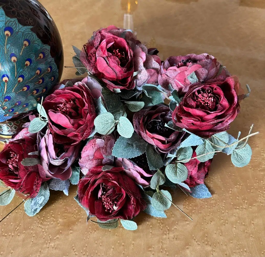 6lı Bordo Gül Demeti