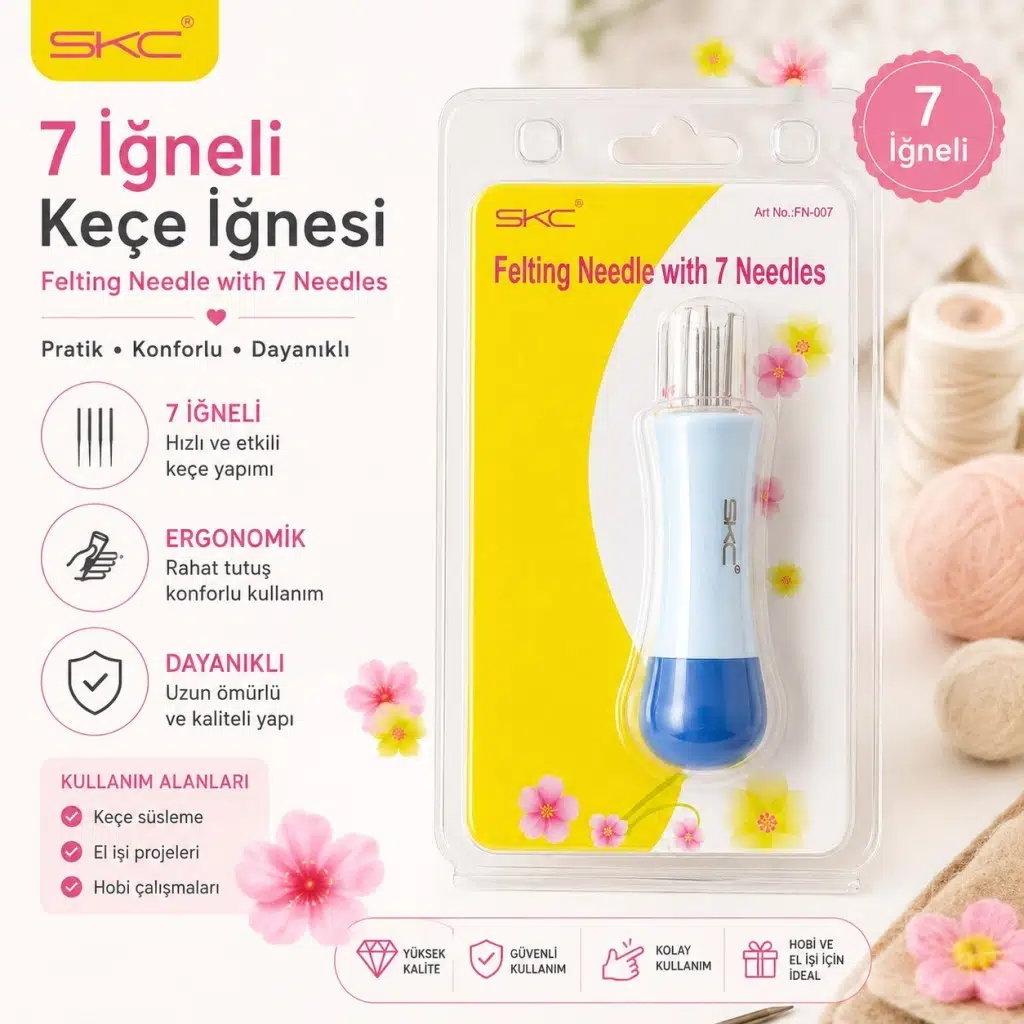 7 İğneli Keçe İğnesi