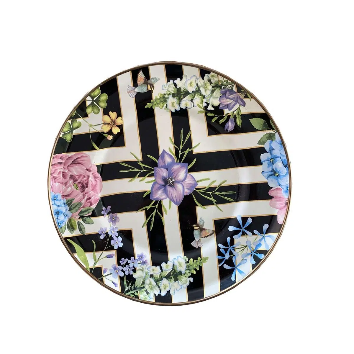 Begonvil Emaye Pasta Tabağı 20 cm