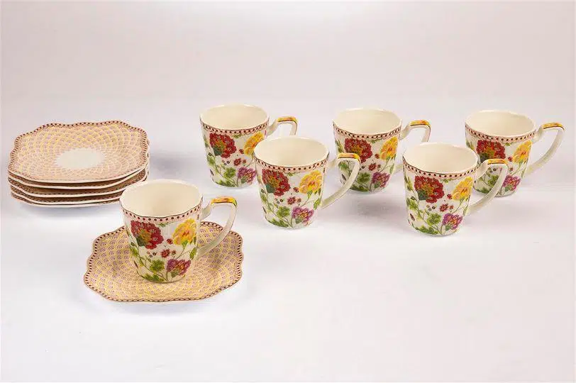 P244.884804 Mikasamoor Spring Flower Kahve Fincan Seti
