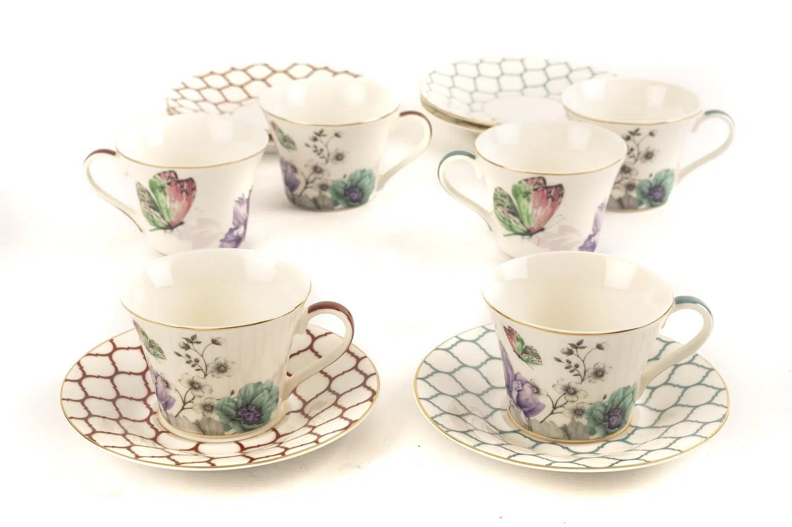 DE16.309985 Lily 6lı Kahve Fincanı Seti