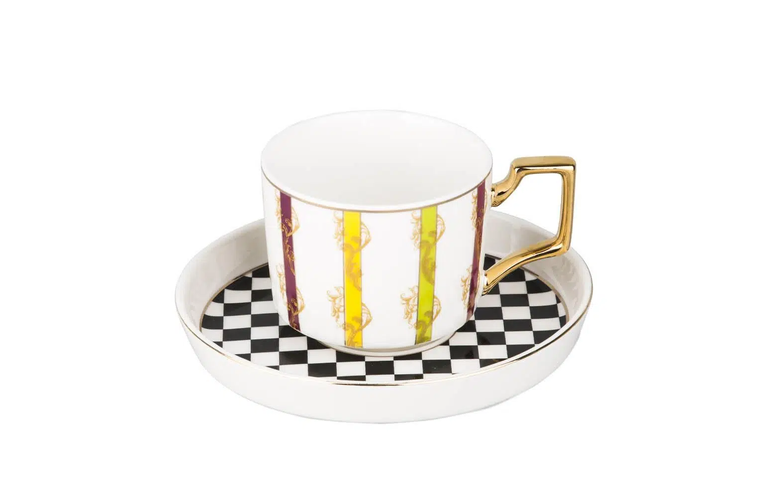 Lyeg 176 Saffronia 6 LI Bone Cay Fincan Seti