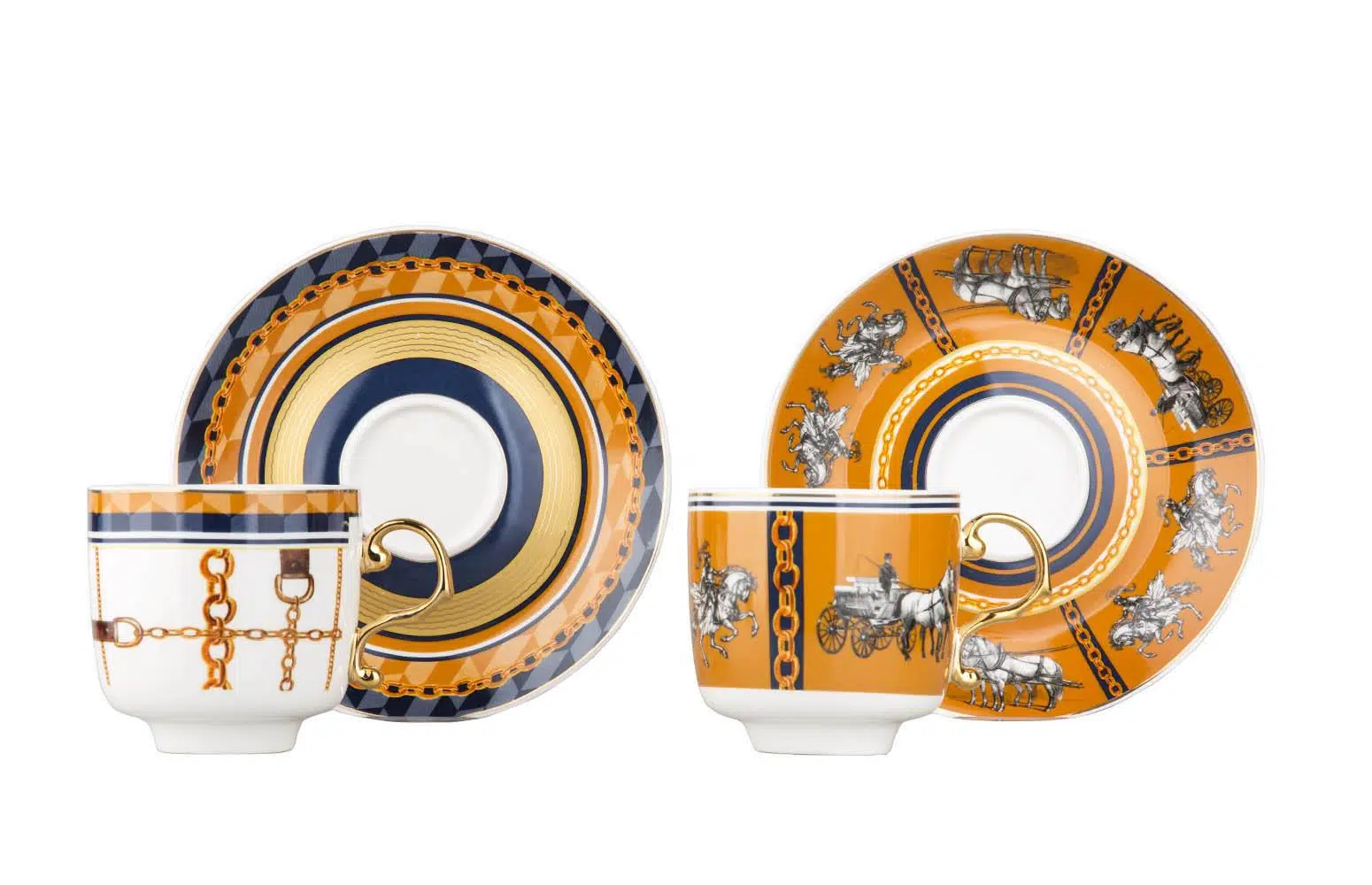 Lyeg 193 Noir 2 LI Bone Çay Fincan Seti