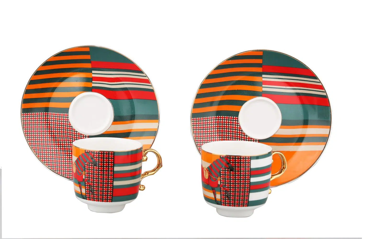 Lyeg 217 Rapunzel 6 LI Bone Kahve Fincan Seti