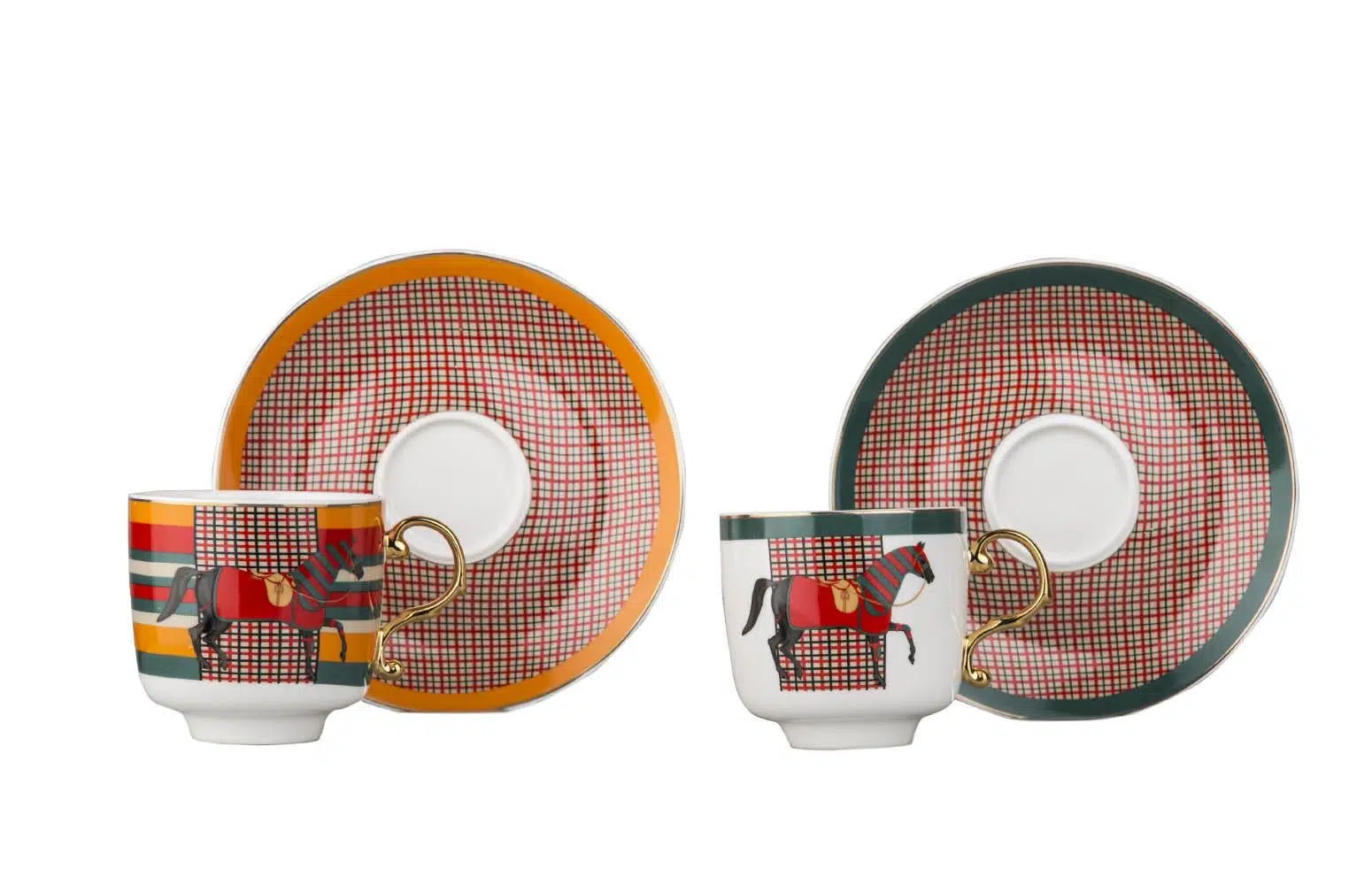 Lyeg 218 Rapunzel 2 LI Bone Çay Fincan Seti