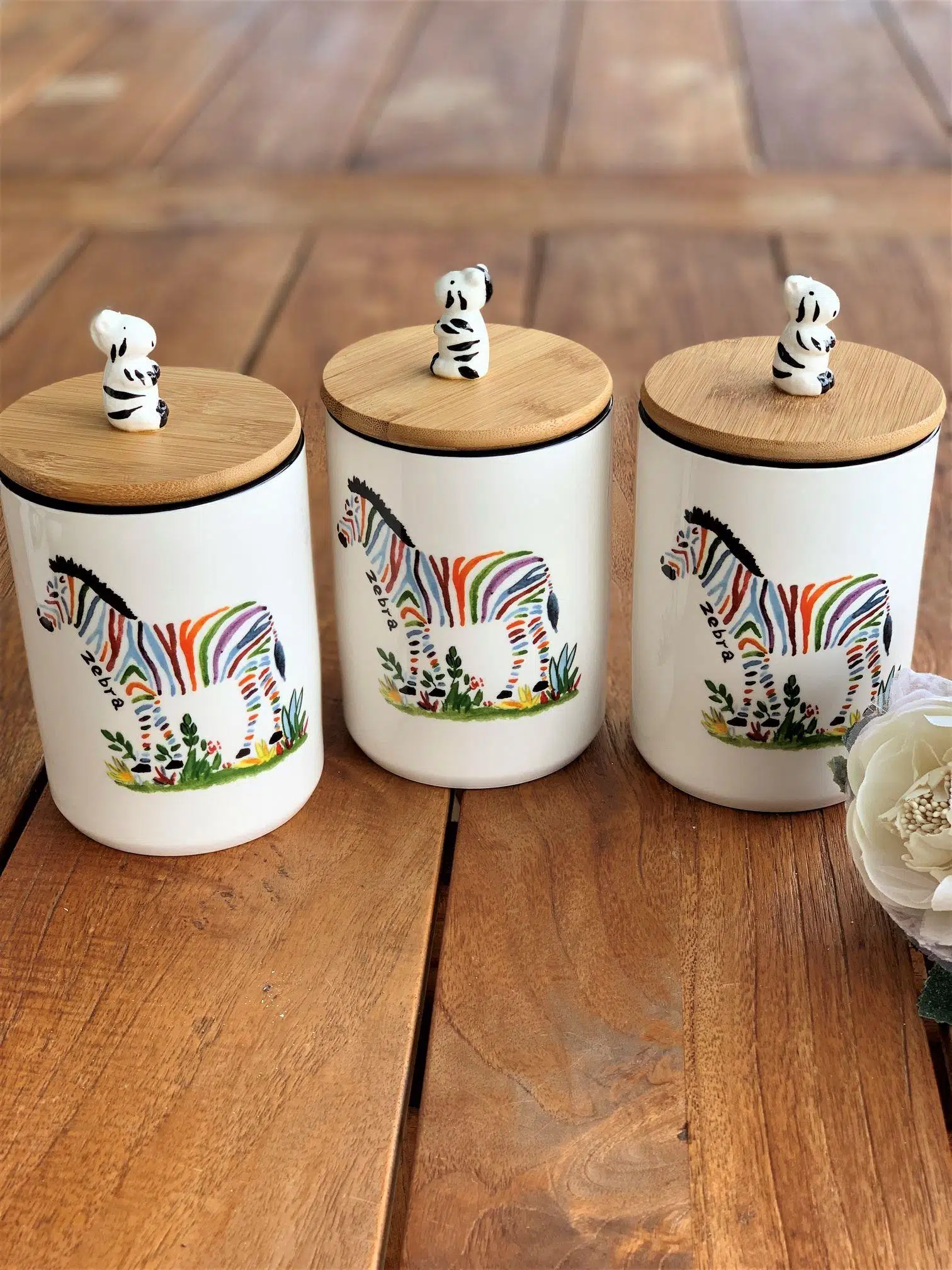 Lyhb 005 Zaffle 3Lü Kavanoz 16,5 CM