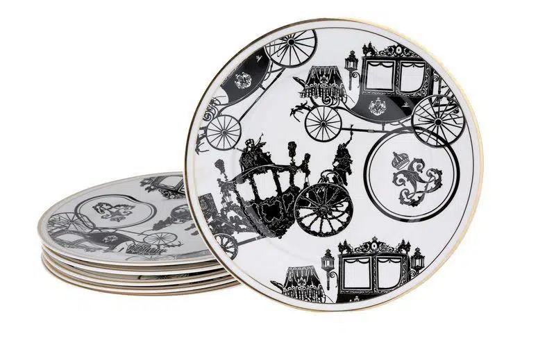 Lyhd 339 Downtown 6Lı Bone Serisi Servis Tabağı Seti 20 Cm