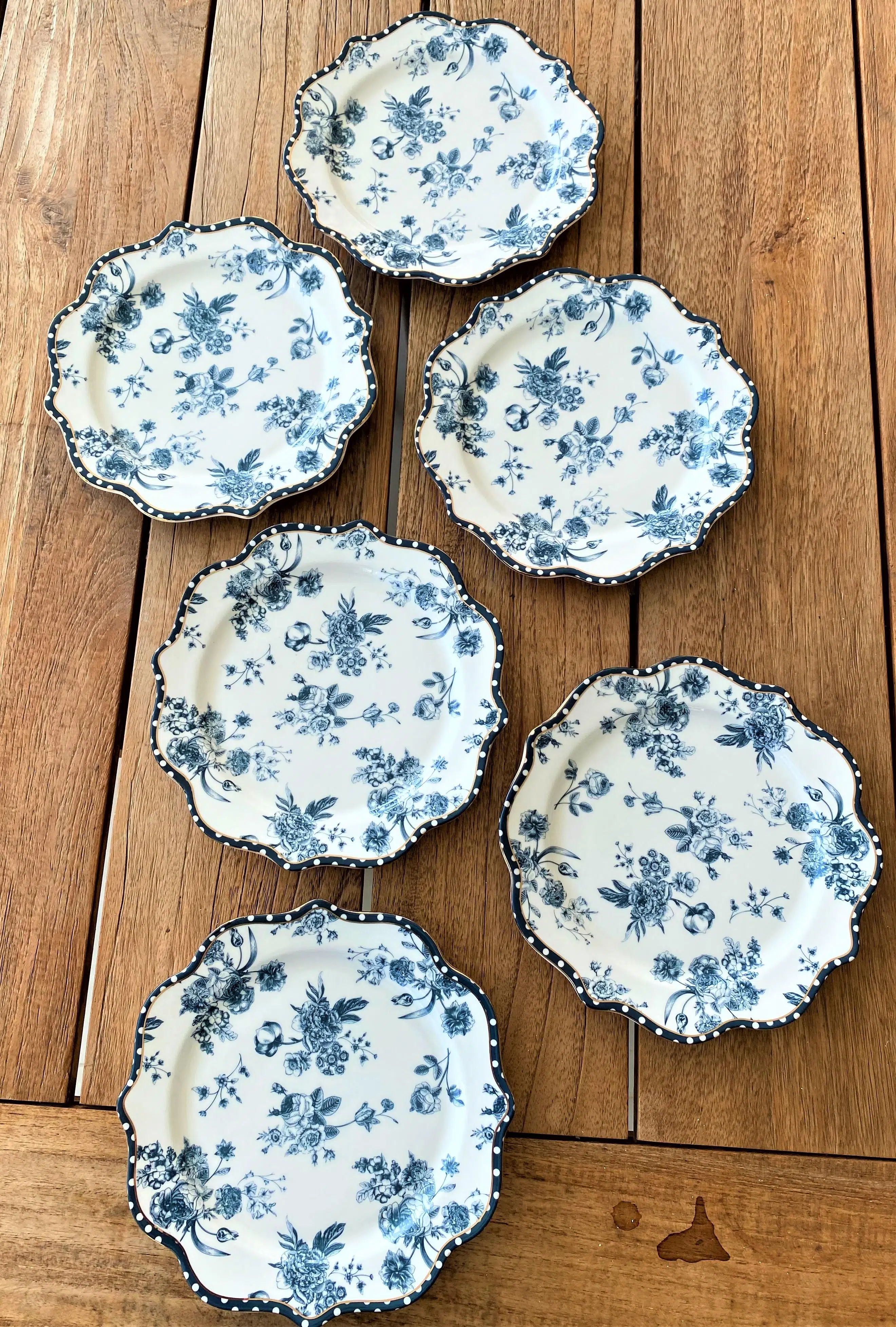 Lyhd 395 Karina Bone 6LI 20 Cm Servis Tabağı Seti