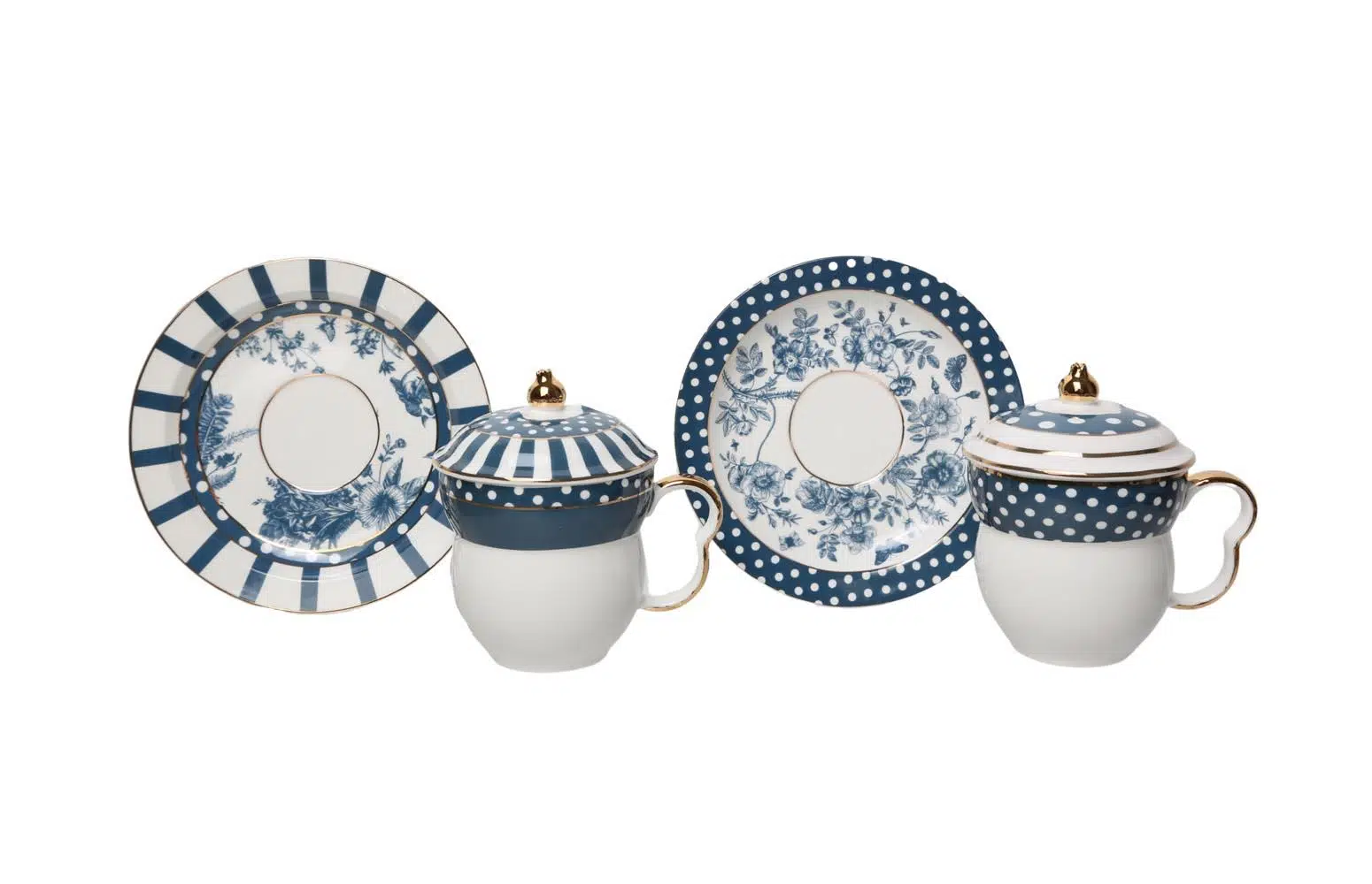 LYHD 401 Karina Bone 6LI Kahve Fincan Seti