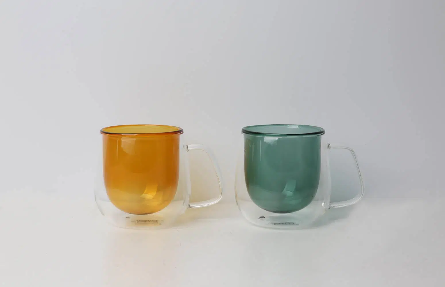 Lyhl 006 Classica 200 Ml Çift Çidarlı Borasilikat Americano Renkli Bardak Seti