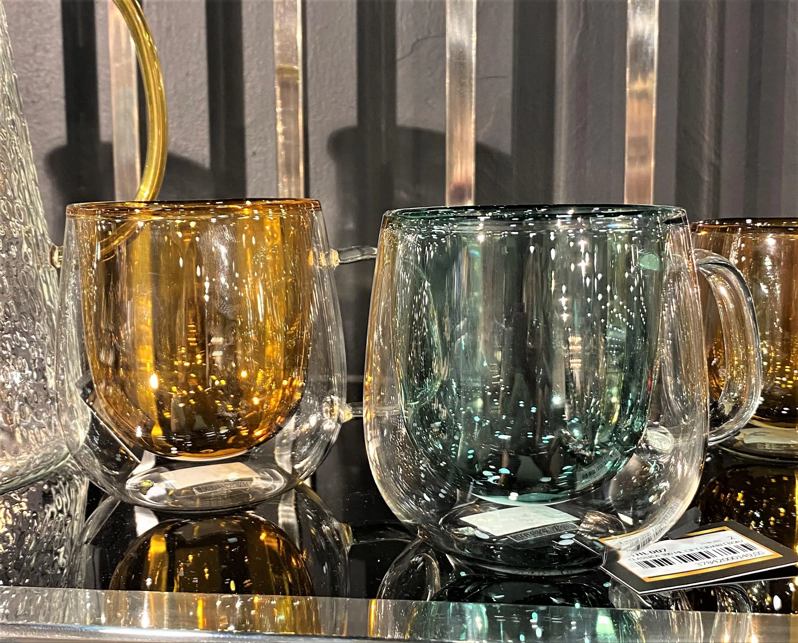 Lyhl 007 Classica 300 Ml Çift Çidarlı BorasilikatT Latte Renkli Bardak Seti