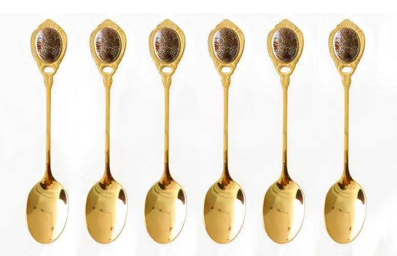 Lytw 016 Leopard 6Lı Çay Kaşığı Seti