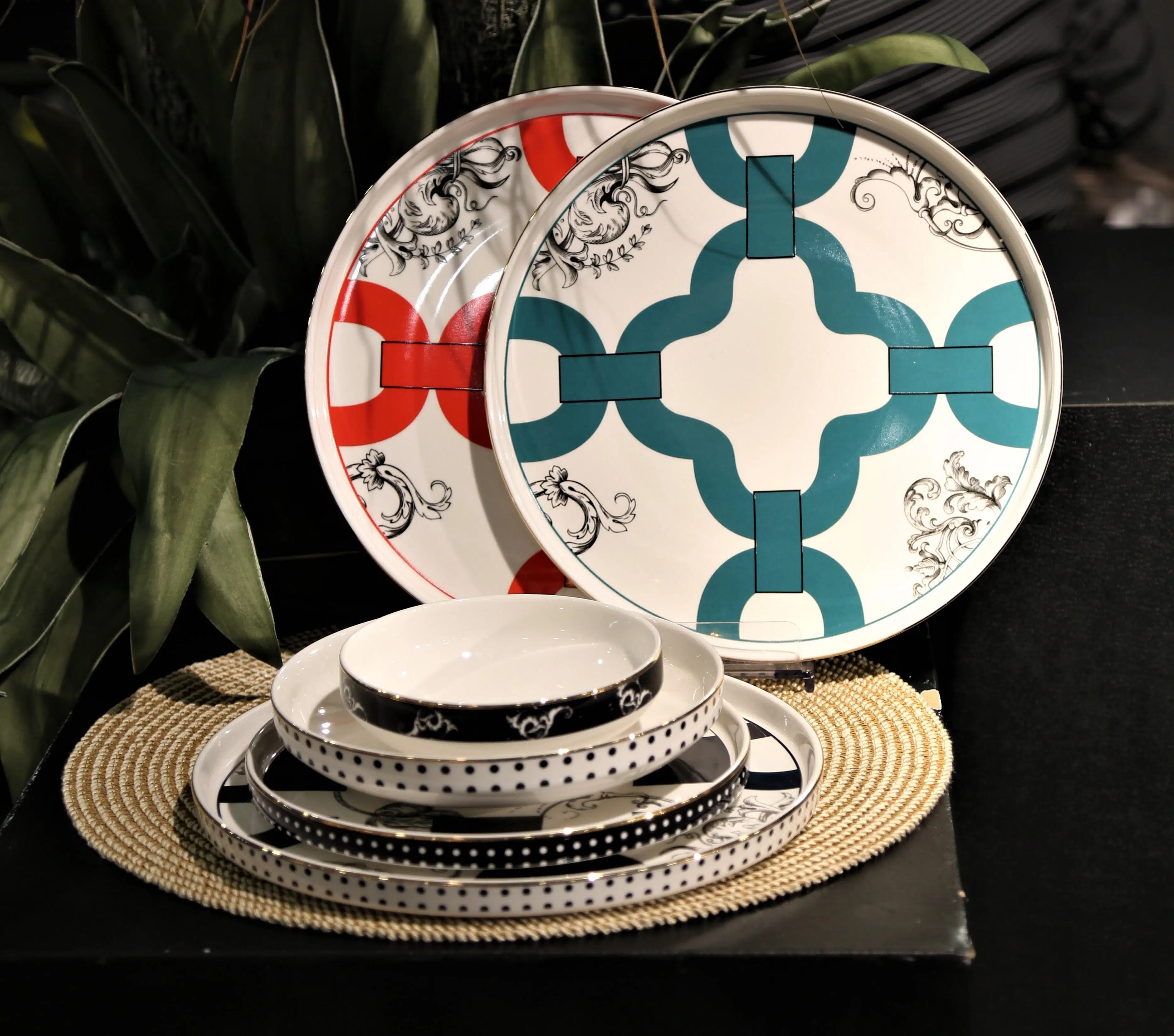 Lyxı 013 Elsa 24 Parça Bone Yemek Takımı