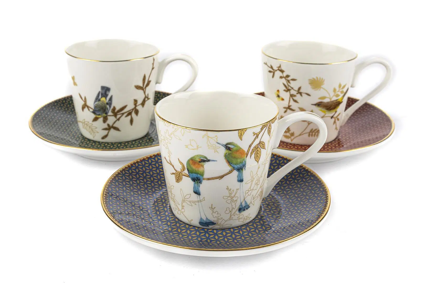 P039.371036 Parrot 6lı Kahve Fincanı Seti