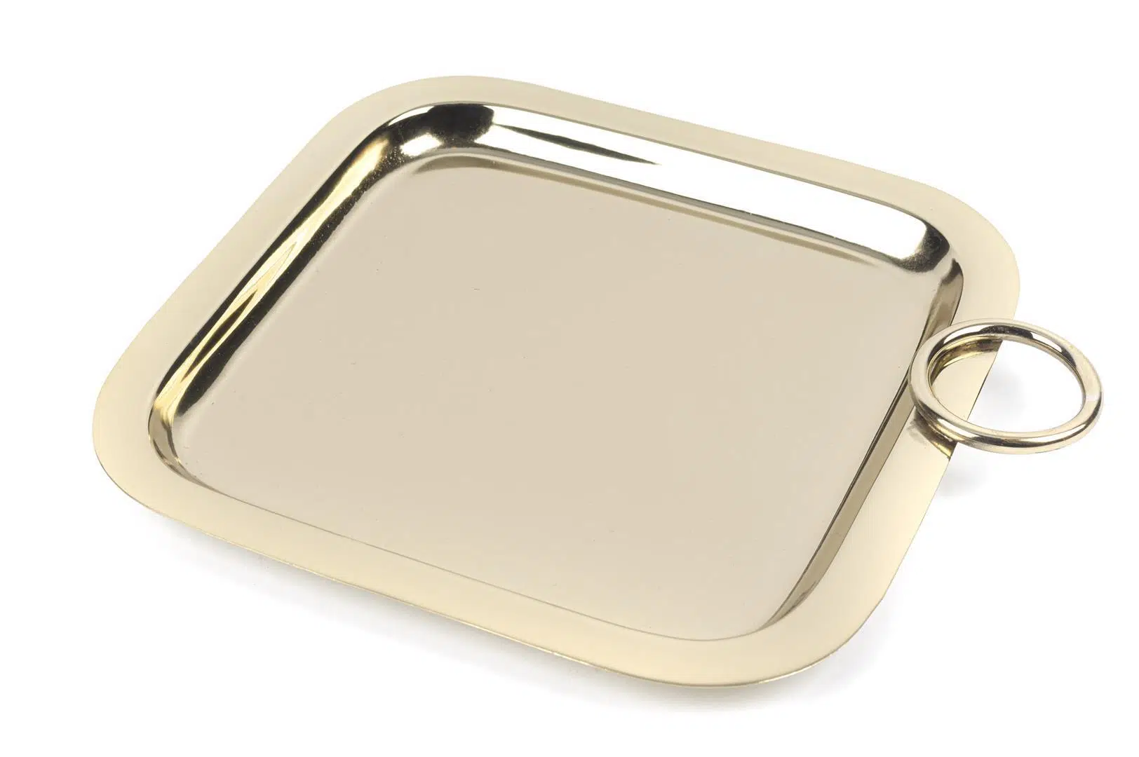 P142.335717 Gold Kare Tepsi 23x23x2cm