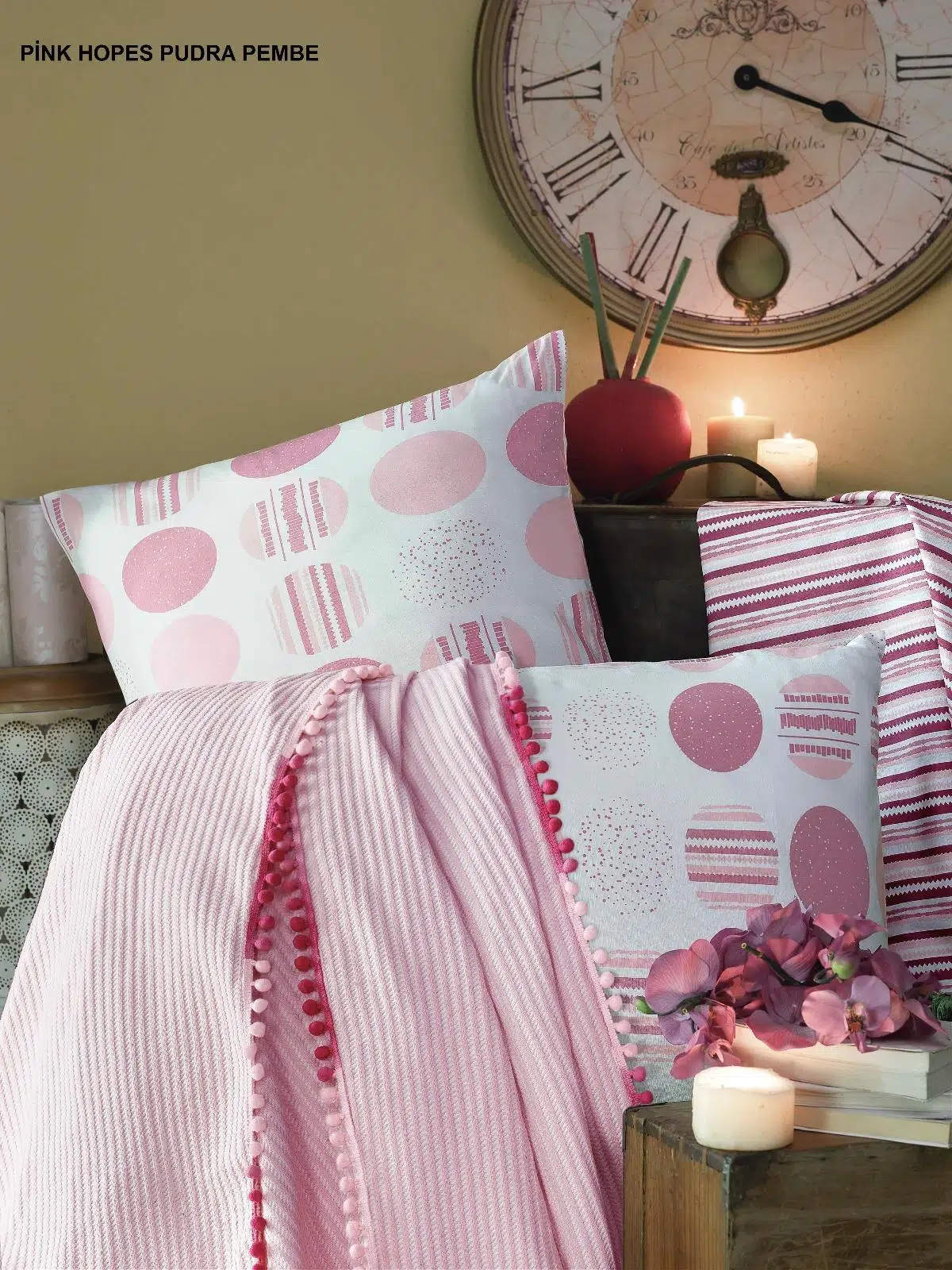 Summer Set Çift Kişilik Pink Hopes Pudra